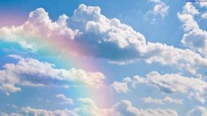 虹と青空
