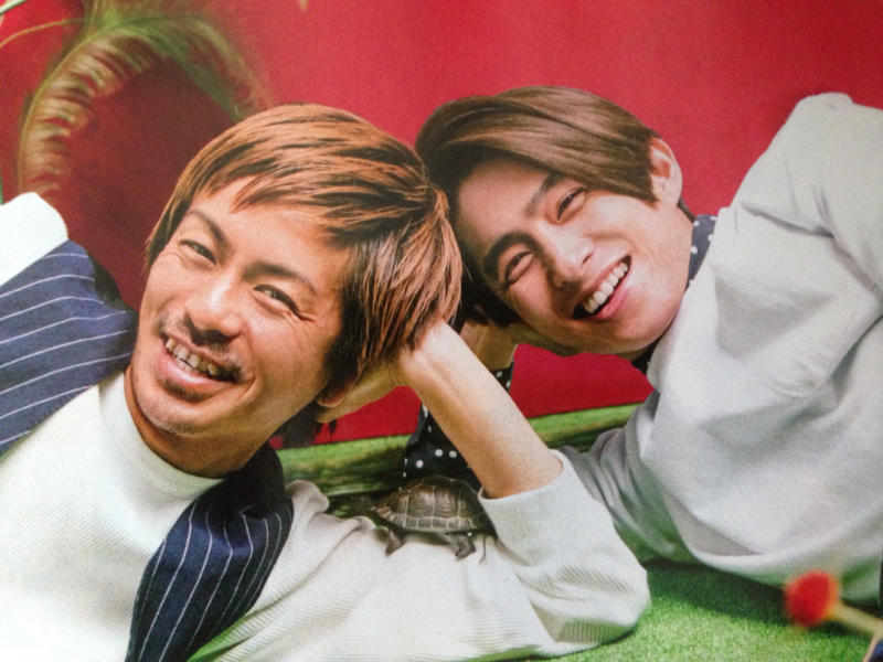 仲良しの三宅健さんと一緒の森田剛さん。いつもでも仲良しでいてほしいですね。